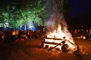 Midsummer festival in Dzegužkalns